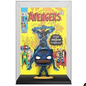 Funko POP! Comic Cover: Marvel - Avengers Black Panther Figure